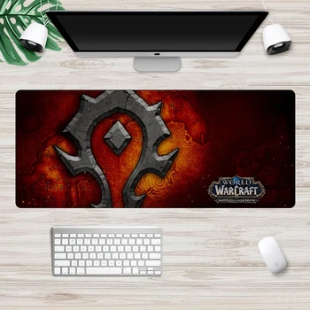 70x30cm World of Warcraft Låsning Kant Gaming musemåtte Stor Gummi Mode Warcraft Musemåtte Hastighed Gamer Kontor Laptop Mat