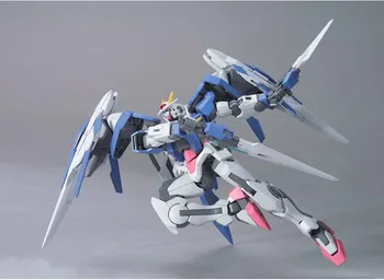 Bandai 57734 00 HG Gundam 00 + 0 Raiser Designer Farve Ver Samle Model Kits, Anime Figurer Legetøj til børn Gave