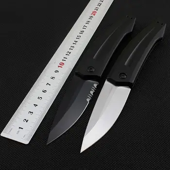 58-60HRC 7200 halvdelen savtakket folde kniv D2-blade Aluminium håndtag folde kniv udendørs EDC camping værktøj, redskab til Overlevelse