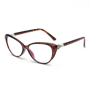 Retro Mode Briller Acetat Stel Briller Fuld Rim Cat Eye Briller Kvinder Style Optiske Briller