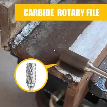 10stk/Masse Roterende Værktøj Burr Boret Sæt Wolfram Carbide Fræser banebrydende Hoved for Metal, Træ Udskærings Værktøj