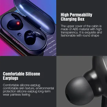TWS4 Bluetooth Hovedtelefoner Vandtæt Sport Earbuds Mini Business Headset-Touch-Tast Trådløse Hovedtelefoner Til Huawei Xiaomi Iphone