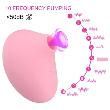 OLO Sucker Vibrator Til Klitoris 10 Frekvens Brystvorter Bryst Massage vakuumsug Vibrator Kvindelige Masturbator Sex Legetøj