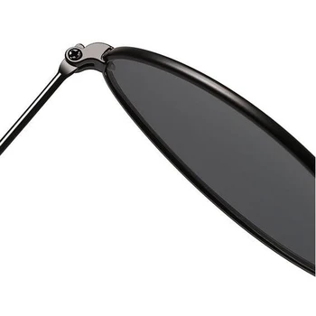 LeonLion 2021 Lille Ramme Ovale Solbriller Kvinder Brand Designer Spejl Briller Legering Ocean Linse Oculos De Sol Feminino UV400