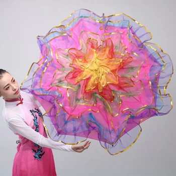Dancing Stage Paraply Mavedans Prop Scene Rekvisitter Fan Åbning Dance Umbrella Ydeevne Blomst Paraply Kinesiske Parasoller