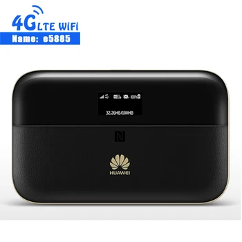 HUAWEI E5885Ls-93a Cat6 Mobile WIFI PRO2 300Mbps 4G LTE Mobilt WiFi Hotspot e5885 med 6400mah Power Bank Batteri Router-Modem