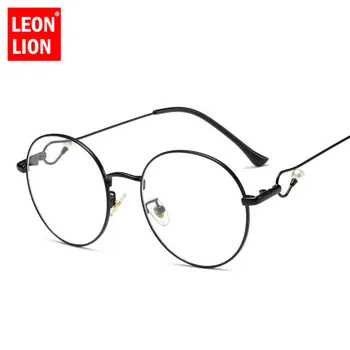 LeonLion Vintage Runde Solbriller Kvinder Luksus Mærke Solbriller Kvinder/Mænd Retro Solbriller Kvinder Spejl Oculos De Sol Feminino