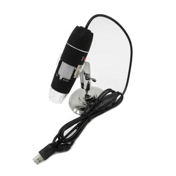Nice-power Black hot salg 500X Elektronisk Mikroskop 1pc 50X til 500X USB LED Digital Elektronisk Mikroskop, Lup Kamera