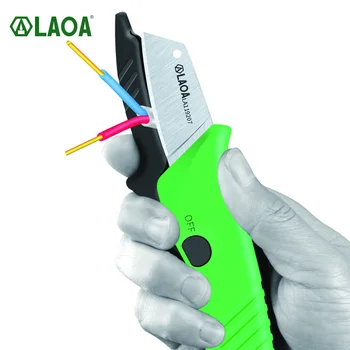 LAOA Rustfrit Elektriker Kniv Professionel Pneutronic Kniv Lavet i Taiwan Wire Wire Cutter afisoleringsværktøj