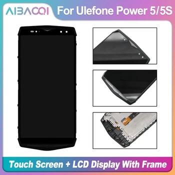 Nye Originale Touch Screen+2160X1080 LCD Display+Ramme Forsamling Erstatning For Ulefone Power 5/Power 5s 6.0