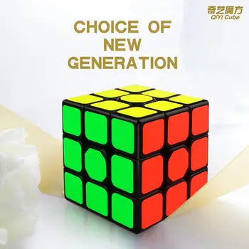 Qiyi 3x3x3 terning Professionelle 5.7 CM Speed Cube Til Puslespil Terning Neo Cubo Magico Mærkat For Børn, Uddannelse legetøj