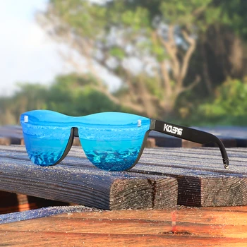 KDEAM Eye-Poping Farve UV400 Polariserede Solbriller Mænd, PA12 Plast Titanium Kvinders Briller Sport gafas de sol