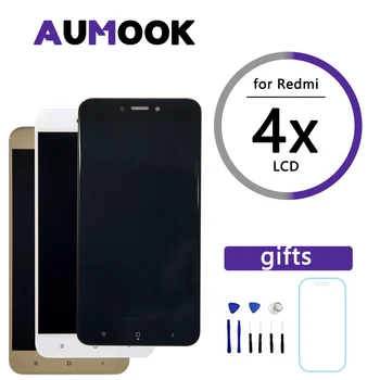 5.0 tommer Premium Kvalitet for XIAOMI Redmi 4X Skærm Touch screen Digitizer Assembly LCD - +Ramme Erstatning for Redmi 4X Skærm