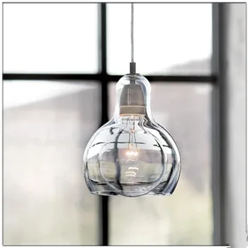Moderne Minimalistisk Glas lampeskærm hængende lampe, spisesal, Bar, Køkken designer-belysning
