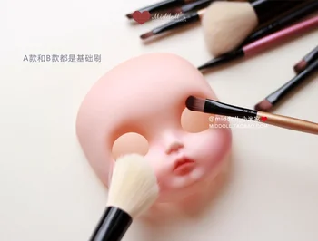 Bjd kosmetiske dukke børste ændre Makeup, DIY Værktøjer til 1/6 blyth ændre værktøjer til blyth ændre makeup børste sd dukke tilbehør