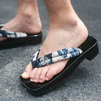 Japansk Traditionel Sandal Geta Woodn Træsko, Sko Slipppers Mænd, Træ-Sko Kinesisk Stil Cosplay Geta Sko Sandaler