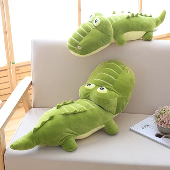 1 stk 50-110cm Simulering Krokodille Plys Legetøj Fyldte Bløde Dyr Plys Pude Pude Dukke for Kids Home Decor Gave til Børn