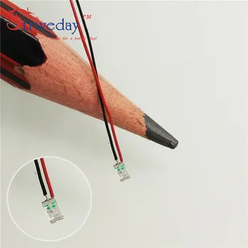 10stk/masse SMD 1206 Pre-loddede mikro-litz kabel LED fører modstand 8-12V 20cm DIY-9 Farver kan vælge DIY