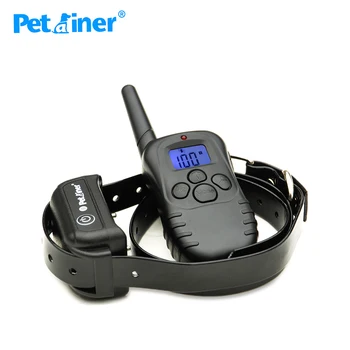 Petrainer PET998DB-1 Vandtæt, Genopladelige Hunde Elektroniske Uddannelse Krave Halskæde Til hundetræning