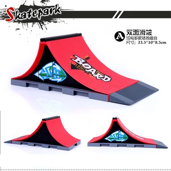 Gratis Forsendelse Model A+B+E+F Mini Rampe Finger Skateboard Park Tech-Dæk Skate Park Omfatter 4 Finger Board