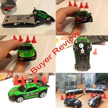Mini RC Racer Cola Bil Indendørs Radio Fjernbetjening Køretøj 27/40Mhz Micro Klasse Spille Spil Toy Lille Porket Gave til Unge Dreng
