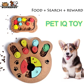 SUPREPET Pet Toy IQ Uddannelse Legetøj til Hund, Kat Natur Træ-Langsom-Arkføderen, Kat, Hund Legetøj Interaktive Dog Tyggelegetøj P Plade Pet-Toy