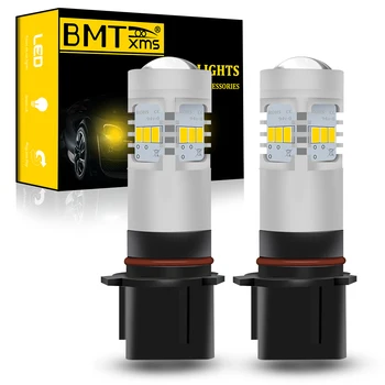 BMTxms 2x P13W LED Tåge Lampe Pærer Til Chevy Camaro 2011-2012 Canbus Ingen Fejl 1500LM 6000K Hyper Xenon Hvidt Lys Kørsel