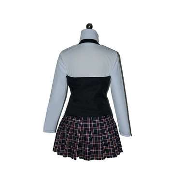 Persona 5 Makoto Nijima Kasumi Yoshizo Cosplay Kostumer Kvinder Skole Uniform For Piger top+frakke+nederdel