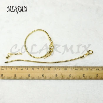 10stk Kæde tilbehør armbånd åben kæde justerbar trendy smykker piger gave 50287
