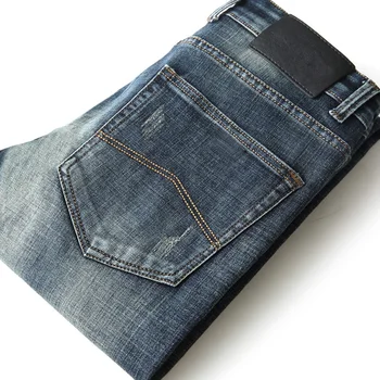 Nye Efteråret Mænds Jeans Slim Elastisk Italien Eagle Brand Fashion Business-Bukser i Klassisk Stil, Vinter Bomuld Jeans Denim Bukser