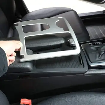 Bil Styling Carbon fiber Mms Håndstøtte Panel Dækker For Mercedes Benz W204 C-Klasse W212 E-Klasse