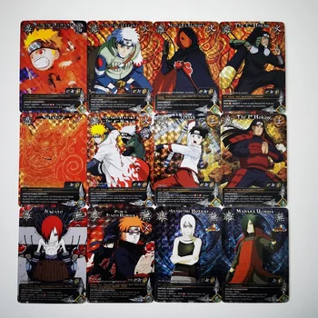 55pcs/set Naruto Sasuke og Itachi Uchiha Amerikanske Version Hobby Samleobjekter Memorial Spil Anime Samling Kort