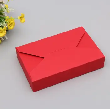 Brun & Hvid Konvolut Box Gave Box Emballage for Slik, Slik Papir Box til Cookie Præsenterer Karton