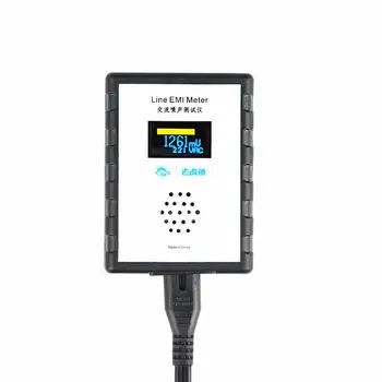 Nye OLED-Digital Display Lysnettet Støj Tester EMI måleinstrument Bredbånd AC Strømforsyning Ripple Analyzer linie EMI meter