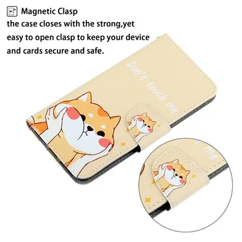 For Xiaomi Redmi 8 7A 8A 9 9A 9C Wallet Læder taske Tegneserie Kat Flip Stå for Redmi Bemærk, 8T 7 8 Pro Cover Mobil Telefon Taske
