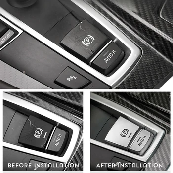 Bil Elektronisk håndbremse AUTOMATISK H-Knappen Dæksel til BMW F10 F07 F01 X3 F25 X4 F26 F11 F06 X5 F15 X6 Indvendigt Tilbehør