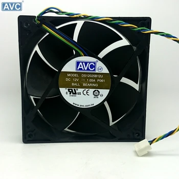 Den oprindelige AVC DS12025B12U 12025 12V 1.05 EN fPWM stor luftmængde tilfælde fan