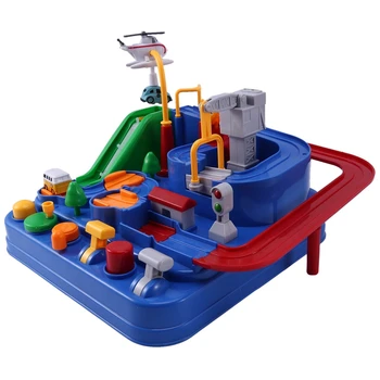 Bil Eventyr Toy Racerbil Track Sæt Forældre-Barn-Racing Toy Jernbane Bil Parkering Masse Kit Eksklusive Eventyr Bil Spor Toy