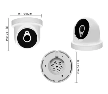6led array CCTV Indendørs AHD Kamera 720P/960P/1080P SONY IMX323 Chip 2,0 MP digital Infrarød Alle FULD HD High Definition-Dome-video
