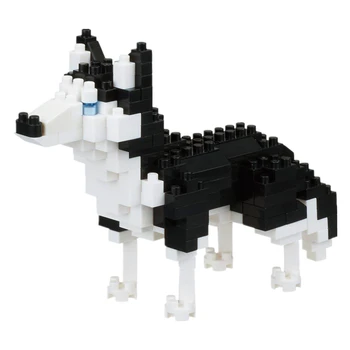 Nanoblock Nbc-264 Hund Racen Siberian Husky Byggesten 190 Stykker Pædagogisk Legetøj For Børn, Kreative Mini Mursten