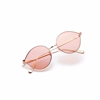 Joubas Runde Cirkel Cat Eye Solbriller Kvinder/Mænd Vintage Pink Rød Sol briller Unikke Fashion Trendy Briller gafas de sol 78