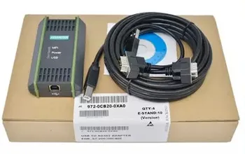 PC-Adapter, USB-A2 Kabel til Siemens S7-200/300/400 PLC DP PPI MPI Profibus 6GK 1571-0BA00-0AA0 Win7 64bit, 6ES7972-0CB20-0XA0
