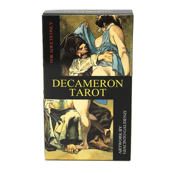 Decameron Tarot Heks kortspil for Begyndere brætspil Toy Divination Ceck Vilde Ukendt Divination Klassisk Design Vejledning