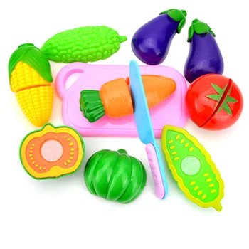 8PC DIY Foregive Spille Baby Køkken Plast Mad Toy Sæt Madlavning Skære Frugt Børn Kid Pædagogisk Legetøj Til børn, Piger