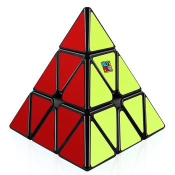 D-FantiX Moyu Mofang Jiaoshi pyramide 3x3 Speed Cube, 3x3x3 Magic Cube Trekant Terning Puslespil Legetøj Gave til Børn, Voksne, Studerende