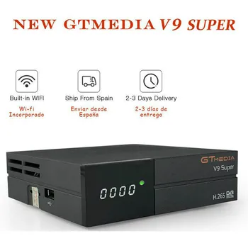 Gtmedia V9 Super HD dvb-s2 H. 265 digital satellit-receiver 1080P HD, Indbygget WIFI satellit-tv dekoder PK V8 Super