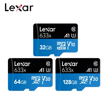 Original Lexar Micro SD-Kort 633x 128GB 64GB 32GB High Performance Class 10 SDHC, SDXC Hukommelseskort TF Flash Microsd For Telefonen