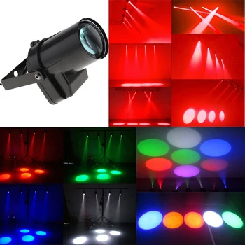 Nye Mini-Bærbare 5W LED Projektører Fase Projektor Lys Bærbare multi LED pære Mini Laser Projektor DJ Disco Lys Fase