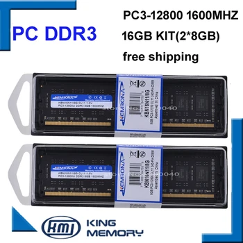 KEMBONA forsendelse gratis 16GB DDR3 1600mhz (Kit 2,2 X 8 GB Dual Channel) PC3-12800 fuld kompatibel med alle bundkort kølepladen