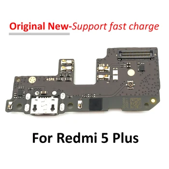 Oprindelige Nyt For Xiaomi RedMi 5 Plus USB-Opladning Port Flex Kabel Dock-Stik yrelsen Reservedele